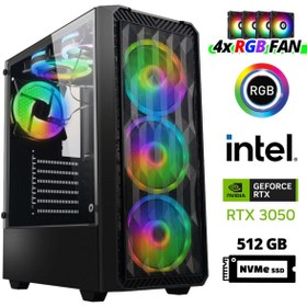 Resim XASER Xsr940 I5 12400f 32gb Ram 512gb M.2 Nvme Ssd 6gb Rtx3050 Masaüstü Oyuncu Bilgisayarı 