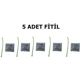 Resim Zippo Çakmak Uyumlu Fitil 5 Adet 