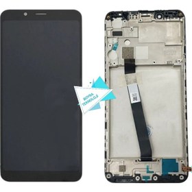Resim Xiaomi Redmi 7A Lcd Full Çıtalı Ekran Dokunmatik-Siyah 