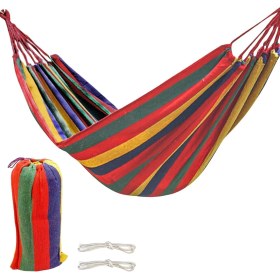 Resim Hype Store Tek Kişilik 240X80CM Çantalı Kanvas Hamak Çantalı 