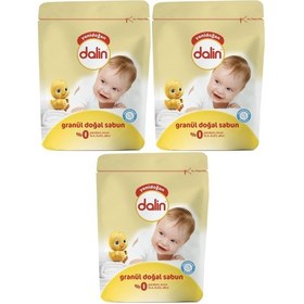 Resim Dalin Granül Sabun Tozu 1000gr Klasik Doğal Sabun 3 Lü Set 60 