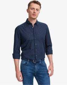 Resim Pierre Cardin Erkek Lacivert Gömlek Desenli 50325356-vr033 