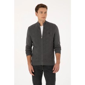 Resim U.s. Polo Assn. Erkek Gri Hırka (Triko) 50315024-VR024 