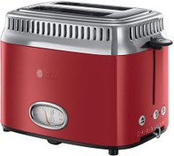 Resim Russell Hobbs 21680-56 Retro Kırmızı 2 Dilim Ekmek Kızartma Makinesi 