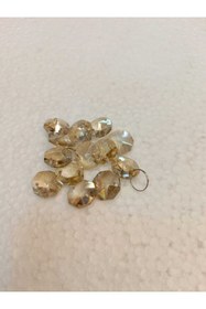 Resim Allians 14mm Bal Şampanya Octagon Avize Taşı, Zarif ve Parlak Tasarım 