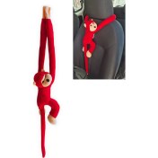 Resim Tusba Market Araç Içi Dekoratif Pelüş Maymun Yastık – Yapışkan Elleriyle Koltuğa Sarılan Oto Aksesuar 