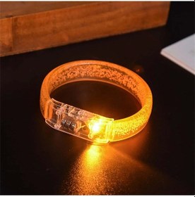 Resim Tcu Led Işıklı Baskı Yapılabilen Pilli Bileklik Bilezik 1,5 Cm Genişlik - Mg-874111 