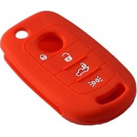 Resim Dodge Neon 2015-2018 Kırmızı Anahtar Kılıfı 
