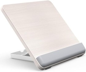 Resim NewPole Taşınabilir Dizüstü Bilgisayar Standı Bilek Koruma Pedli Aayarlanabilir Yükseklik Kaymaz Padli Dizüstü Bilgisayar Standı/Tablet/Kitap ve Çizim Tabletleri ile uyumludur 