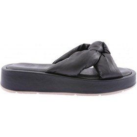 Resim Dgn 006 Kadin Burgu Bantli Kalin Taban Terlik 006-2297-R8965 Siyah 