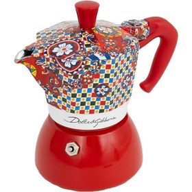 Resim Bialetti Dolce&Gabbana Moka Pot İndüksiyon 4 Cup 