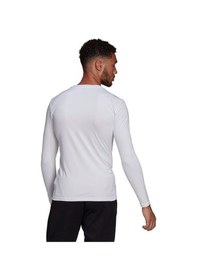Resim Adidas Team Base Tee Erkek Uzun Kollu Antrenman Tişörtü Beyaz Beyaz 