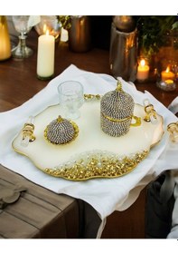 Resim Spark Söz Damat Kahve Tepsisi Gold Gold 