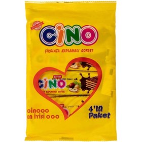 Resim Cino Fındık Kaplamalı Çikolatalı Gofret 4x30 G 
