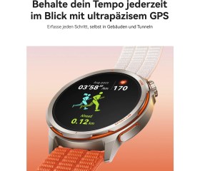 Resim Huawei Watch Gt Runner 2 Akıllı Saat, Maraton Modu, Egzersiz Analizi Özellikli Gps Koşu Saati, Hrv, Ekg, Spo2, Uyku Analizi, 14 Güne Kadar Pil, 1,32" Amoled, Ios ve Android ile Uyumlu, Şafak Turuncusu 