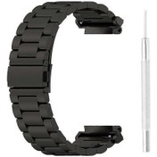 Resim Amazfit, T Rex 2 Ve Akıllı Bileklik Bilekliği İçin Tornavidalı Metal Saat Kayışı Hk 