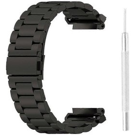 Resim Amazfit, T Rex 2 Ve Akıllı Bileklik Bilekliği İçin Tornavidalı Metal Saat Kayışı Hk 