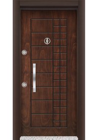 Resim MONO ÇELİK KAPI MN-1801 SAĞ Daire Giriş Kapısı, Çelik Kapı 