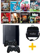 Resim Sony Playstation 3 Super Slim 500 GB İkinci El + 2 Joistick + Çanta + Oyun 
