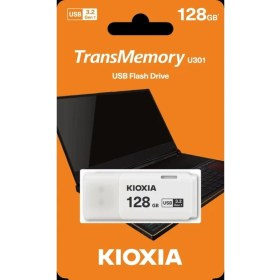 Resim Verto Kıoxıa U301W 128GB USB 3.2 Gen1 Transmemory Flash Disk (Beyaz) 