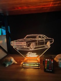 Resim Lampa Dodge Personalized 3D Lamp 