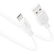 Resim Linktech K448 Strong Micro USB Data/Şarj Kablosu 1mt 2.4A Beyaz 