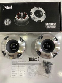 Resim Jameson Mobass Mbt-01Uyumlu Tweeter Profesyonel Ciftti 200wat 100rms Iki Adet 