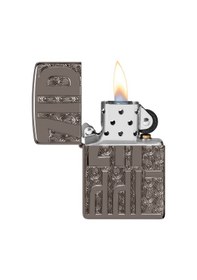 Resim Zippo 24095 Zippo Logos Design Çakmak Çok Renkli 