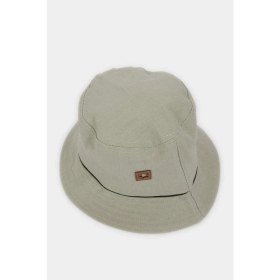 Resim DeFacto Etiket Baskılı Keten Karışımlı Bucket Şapka Erkek Bebek C2744A526SM 