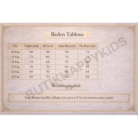 Resim Erkut Kız Çocuk Abiye Elbise Siyah Taşlı Yaka Detaylı Balon Etek Mini Prenses Model Krep Kumaş Abiye Elbise 10-15 Yaş 