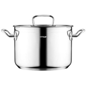 Resim Emsan Elite Derin Tencere Xl 20 Cm Gümüş 