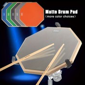 Resim 8 İnç Sessiz Pratik Davul Pedi - Başlangıçlar İçin Kauçuk Sessiz Mat, Çok Renkli Seçenekler 