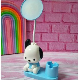 Resim Menuzer Sevimli Karakterler Kalemlikli Kalemtıraşlı Led Işıklı Çocuk Gece ve Masa Lambası 