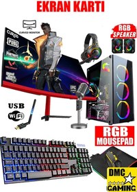Resim DMC N97x (GTA 5) I5-4570 (4.Nesil) 16GB RAM,1TB HDD,256GB SSD,4GB GT740,23.8"Oyuncu Masaüstü Bilgisayar 