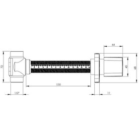 Resim Monavit BT7030 - 20BR Ankastre Stop Valf Bronz Ara Kesme Vanası Bronz 