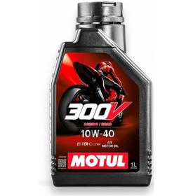 Resim 300v 10w40 4 Zamanlı Motosiklet Yağı 1 Lt. Made İn France 