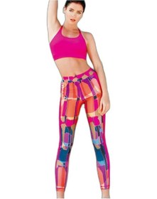 Resim Yeni Inci Yoga-Fitness-Pilates-Koşu Sporcu Tayt Takım T128-T19 