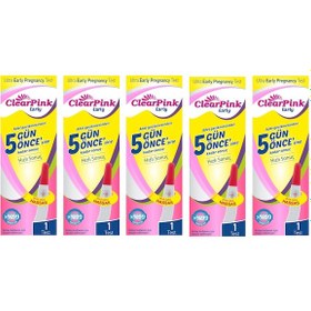 Resim Clearpink Earyl Erken Gebelik Testi 5 Adet 