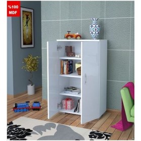 Resim Zümra Tamamı MDF Çok Amaçlı 4 Bölmeli Mutfak Banyo Dolap Kitaplık 