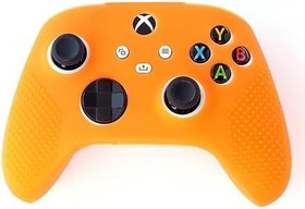 Resim Konsol İstasyonu Xbox Series S-x Silikon Turuncu Kol Koruyucu Kılıf 9. Nesil Kol Uyumlu 
