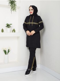 Resim CNG MODA Tesettür Simli Eşofman Takımı 