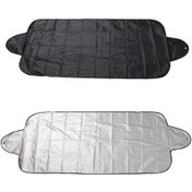 Resim Besthome1 1 Adet Katlanabilir Portatif Oto Ön Cam Kar Kalkanı Kışlık Kar Ve Buz Koruma 