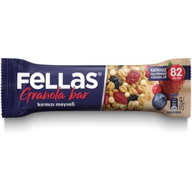 Resim Fellas Kırmızı Meyveli Granola Bar 23 gr - Gratis 