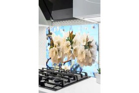 Resim Petmudo AVM 76X49,5 cm Cam Ocak Arkası Koruyucu Tezgah Ankastre Arkası Koruyucu | Çikolata 