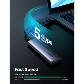 Resim M.2 Sata Ngff SSD USB 3.1 5 Gbps Type-C Gen1 B-Key M+B Key Disk - Uzay Grisi 
