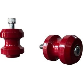 Resim Motosiklet Kaldırma Sehpa Takozu Kırmızı 6 Mm 