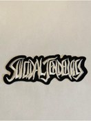 Resim StüdyoÜmitTişört Suıcıdal Tendencıes Whıte Logo Patch-peç,arma Ve Kot Yaması 