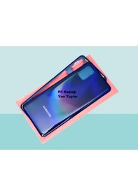 Resim Tkgz Samsung Galaxy Uyumlu A31 A315 Full Kasa Arka Kapak Batarya Kapağı - Mavi Çok Renkli 