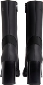 Resim Calvin Klein HEEL ZIP BOOT LTH WN Kadın Siyah Bot 