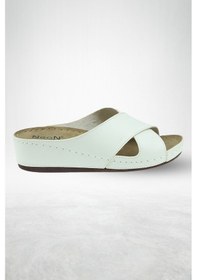 Resim Desy Kadın Ortopedik Taban Şık Konfor Modeli Günlük Terlik Genç Anne Ev Dışarı Terliği Beyaz 